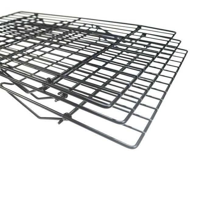 BBQ Rack Round Chrome Cooling Rack Oven Wire Rack for Cooling Baking 12inch Metal Wire Grid Rack N13