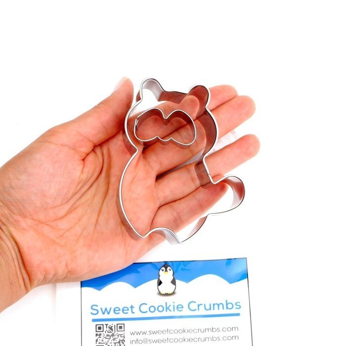Raccoon Cookie Cutter- Stainless Steel N2