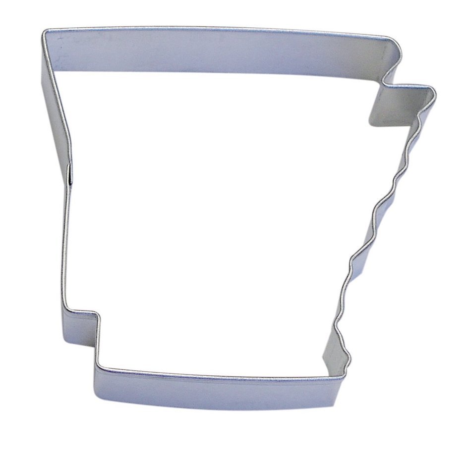 R&M Arkansas State Cookie Cutter in Durable, Economical, Tinplated Steel
