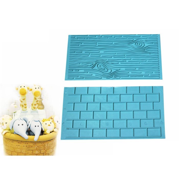 Wall Silicone Mold Mould Sugar Craft Fondant Mat Cake Decorating Baking Tool N2