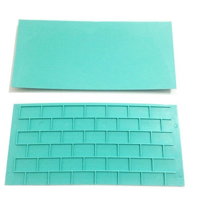 Wall Silicone Mold Mould Sugar Craft Fondant Mat Cake Decorating Baking Tool N3