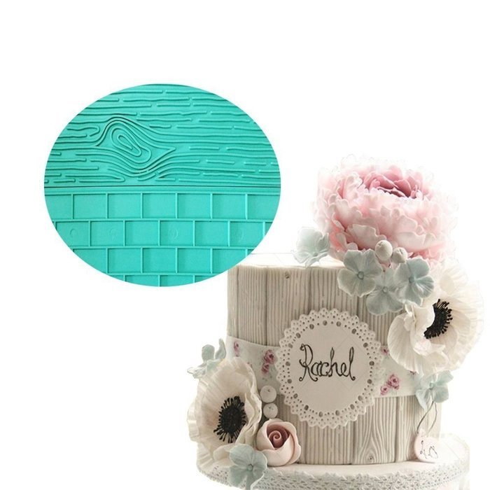 Wall Silicone Mold Mould Sugar Craft Fondant Mat Cake Decorating Baking Tool N4