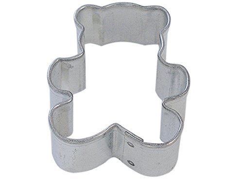 R&M Mini Teddy Bear Cookie Cutter in Durable, Economical, Tinplated Steel