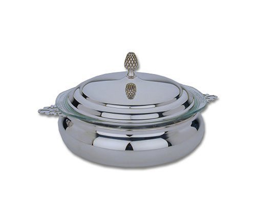 Reed & Barton Silver-plated 3-Quart Round Covered Casserole Dish
