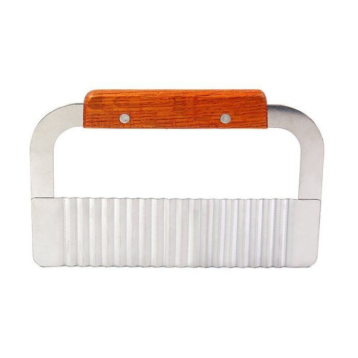 Biowow Rectangular Silicone Cake Soap + Wavy Stainless Steel Soap Cutter N3