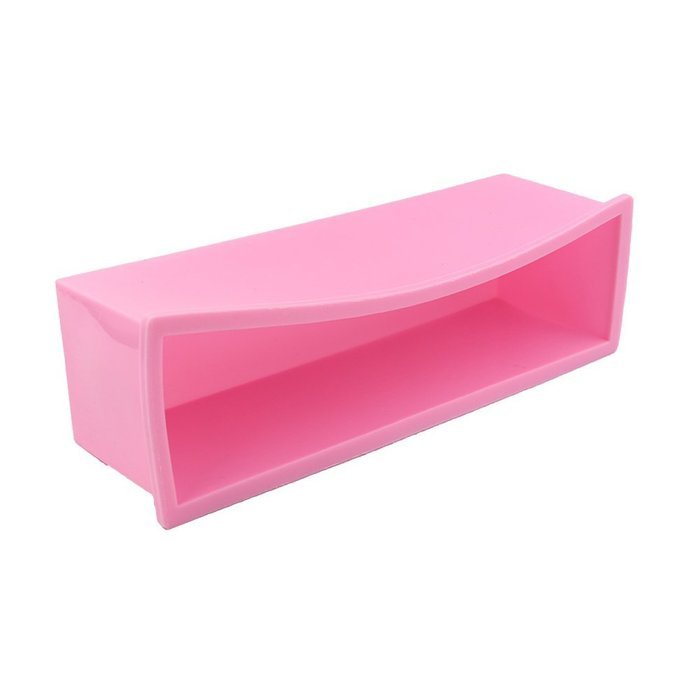 Biowow Rectangular Silicone Cake Soap + Wavy Stainless Steel Soap Cutter N6