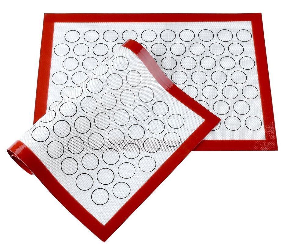 Crystallove 12*16inch Non-Stick Rolling Glass Fiber Silicone Baking Mat Heat-Proof Baking Sheet Placemat of Bakeware... N3