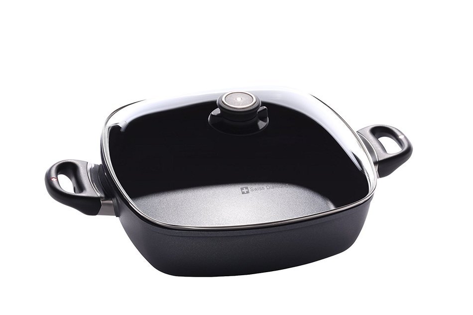 Swiss Diamond Nonstick Covered Casserole, 5 quart