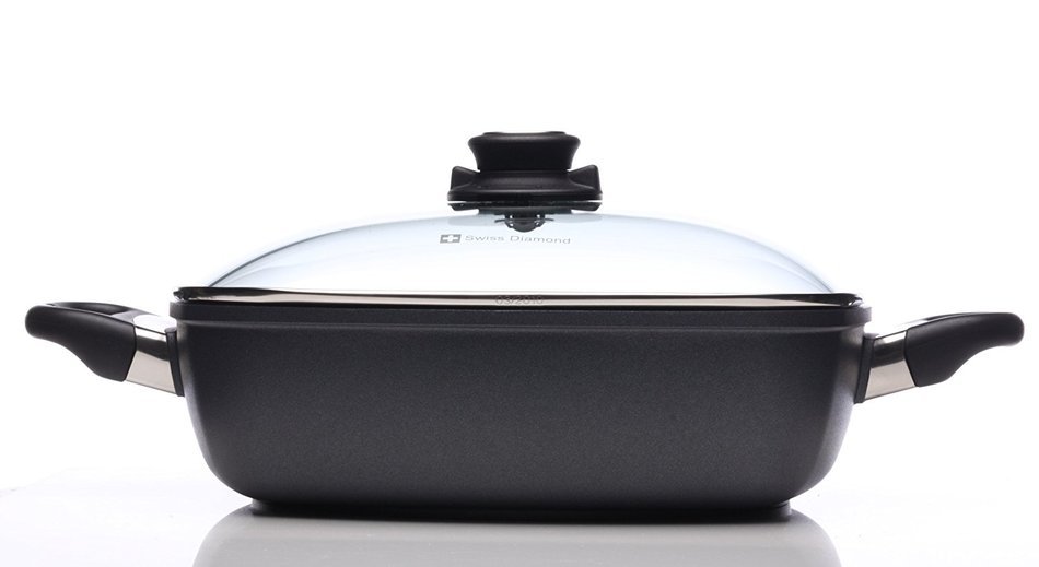 Swiss Diamond Nonstick Covered Casserole, 5 quart N3