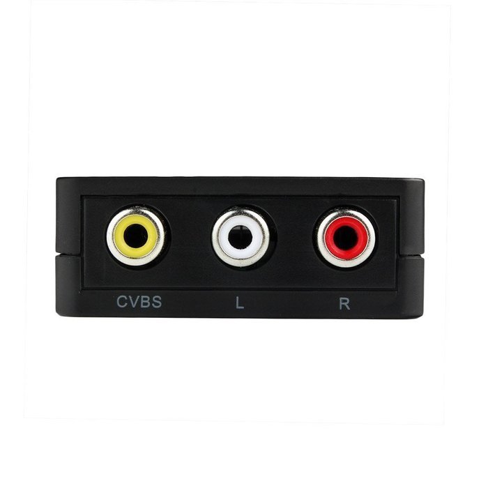 Teorder RCA Composite AV CVBS to HDMI Audio Video Mini Converter Adaptor Full HD 720P 1080P with USB Charge Cable... N4
