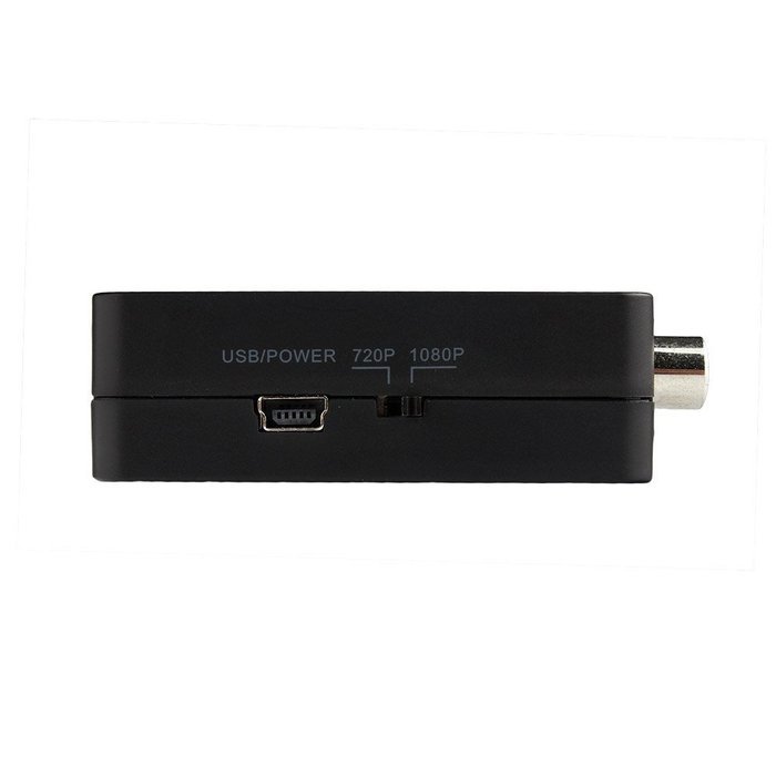 Teorder RCA Composite AV CVBS to HDMI Audio Video Mini Converter Adaptor Full HD 720P 1080P with USB Charge Cable... N5