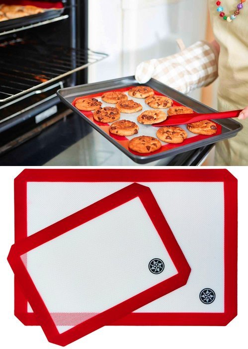 StarPack Premium Silicone Baking Mat and Baking Kitchen Utensils Set (7 Piece), Bonus 101 Cooking Tips N13