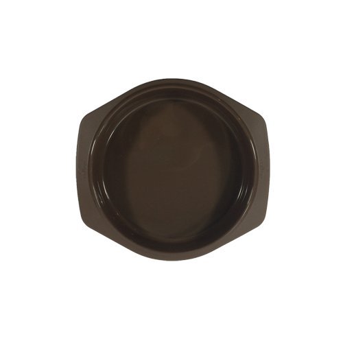 Silicone 9" Deep Round Cake Pan (Brown) 2pcs N2