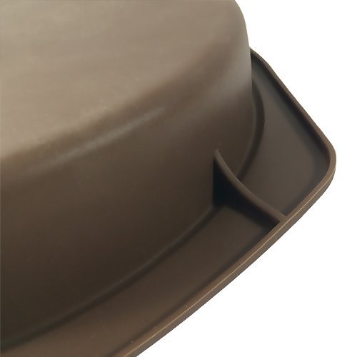 Silicone 9" Deep Round Cake Pan (Brown) 2pcs N3