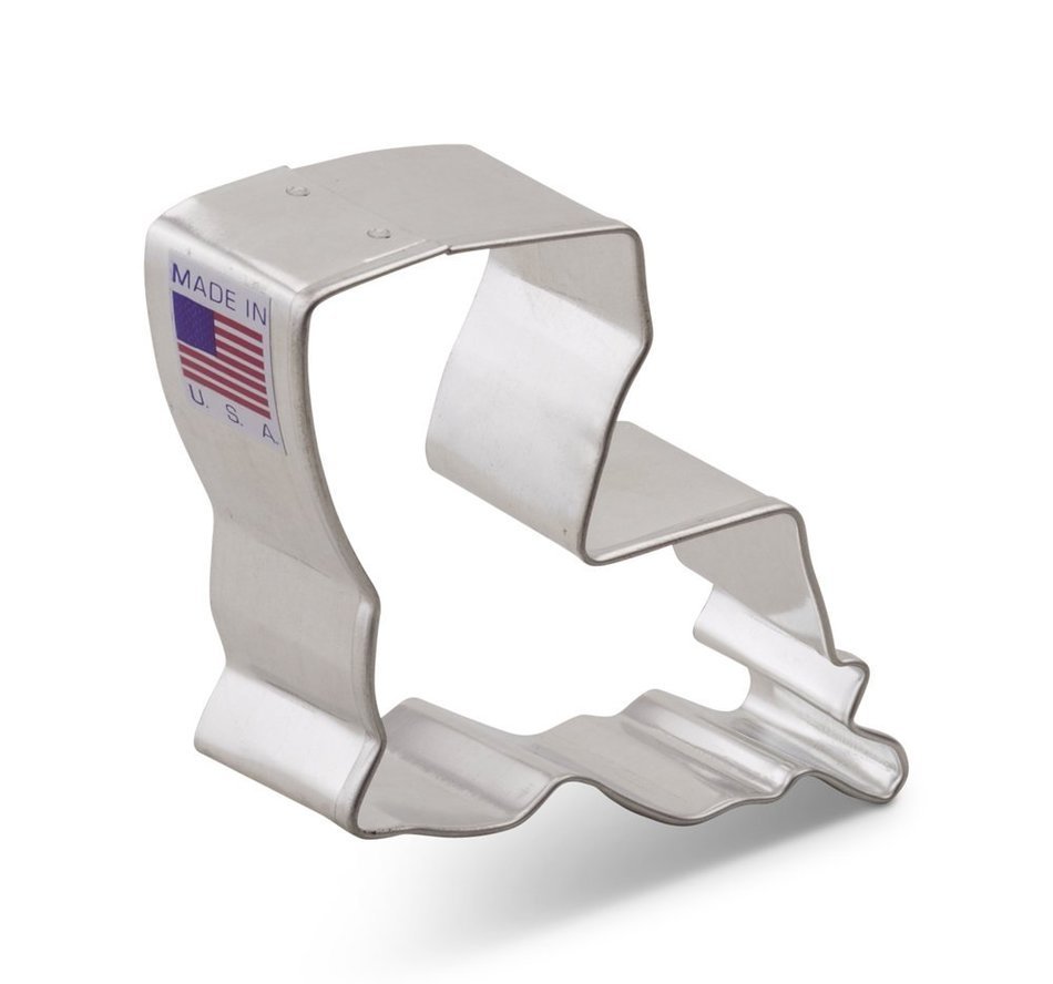Ann Clark Louisiana Cookie Cutter - 3 Inches - Tin Plated Steel