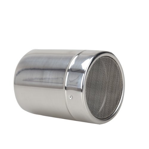 Vktech Stainless Steel Flour Sifter Icing Sugar Dredger Chocolate Powder Shaker N2
