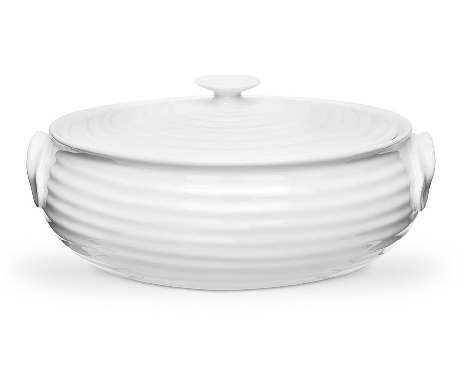 Portmeirion Sophie Conran White Oval Casserole, Small