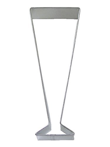 R&M Champagne Glass 5" Cookie Cutter in Durable, Economical, Tinplated Steel
