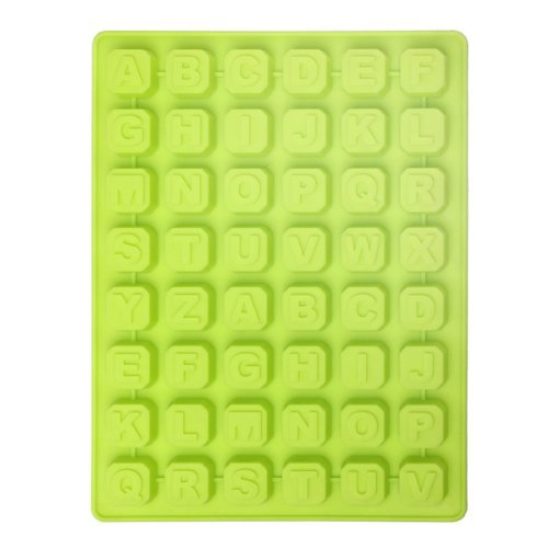 "Silicone Alphabet 48 Letters Cake Cookie Bake Mold" shopping
