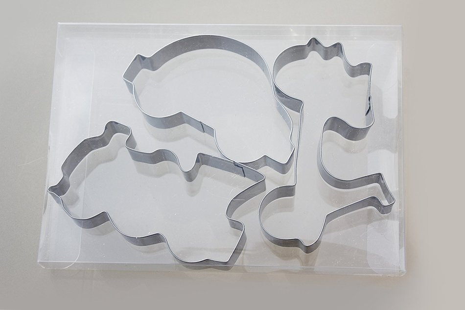 FAK Transportation Car Motorcycle Train Cookie Cutter Set