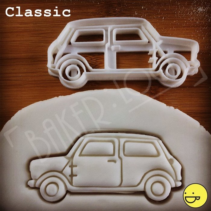 Classic Mini Cooper Cookie Cutter