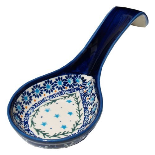 Polmedia Polish Pottery Spoon rest 12" #GU1178-DU69 Zaklady Ceramiczne H1901E