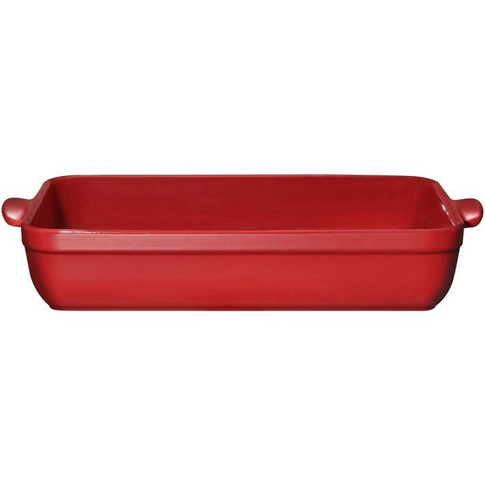 Emile Henry Burgundy Roasting/Lasagna Dish - 3.8 Qt, 17x11"