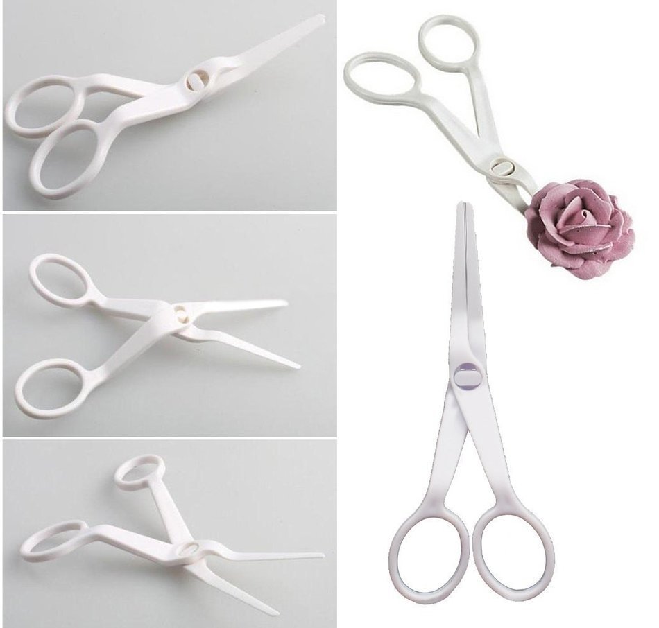 Yonger Cake Flower Lifter for Decoration Cream Roses Decorating Scissors N2