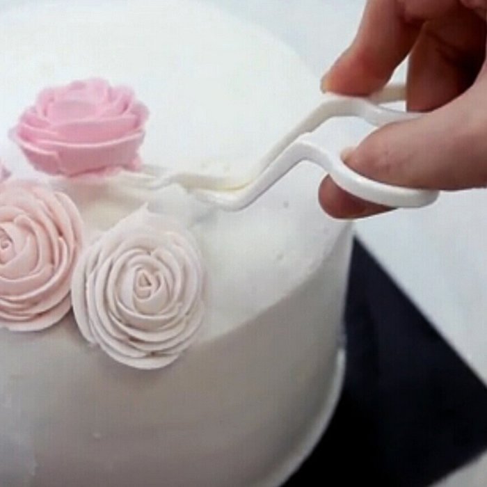 Yonger Cake Flower Lifter for Decoration Cream Roses Decorating Scissors N3