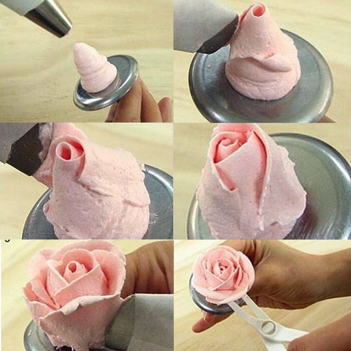 Yonger Cake Flower Lifter for Decoration Cream Roses Decorating Scissors N5