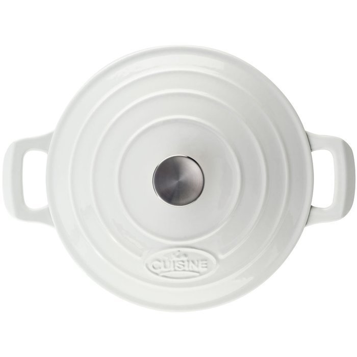 La Cuisine PRO Saute 3.75 Qt Enameled Cast Iron Covered Dutch Oven, Blue N11