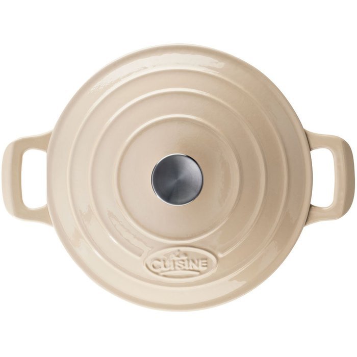 La Cuisine PRO Saute 3.75 Qt Enameled Cast Iron Covered Dutch Oven, Blue N13