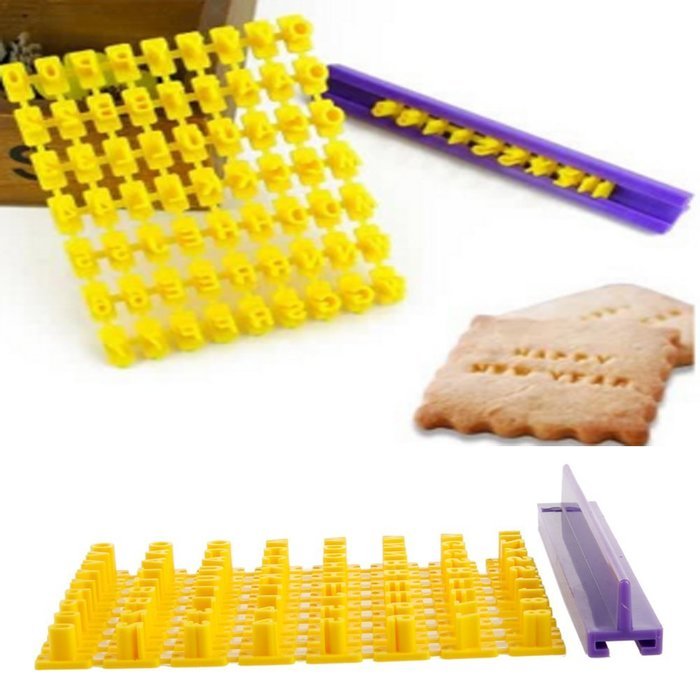 Delight eShop Alphabet Letter Number Fondant Cake Biscuit Cookie Cutter Mold Kit DIY Tools N4