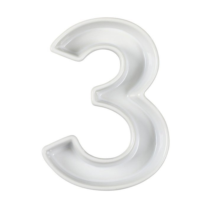 Ivy Lane Design Ceramic Greek Alphabet Dish, Pi N3