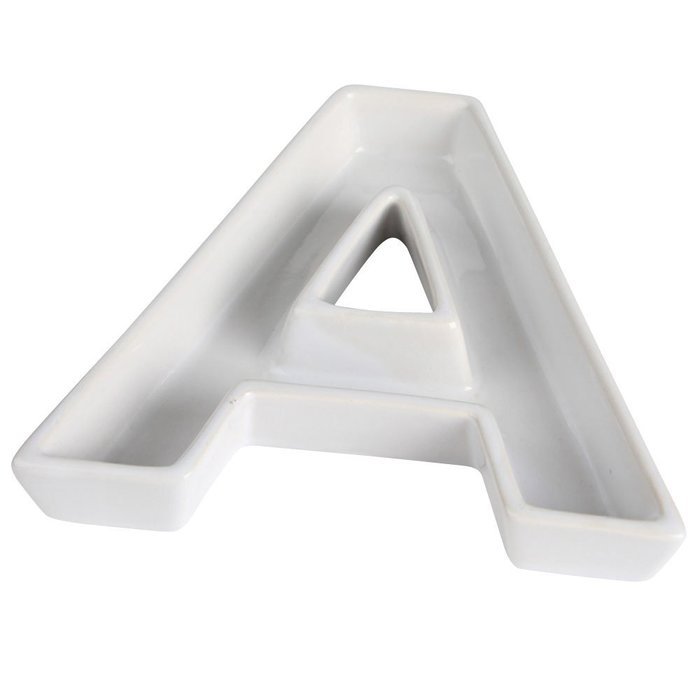 Ivy Lane Design Ceramic Greek Alphabet Dish, Pi N4