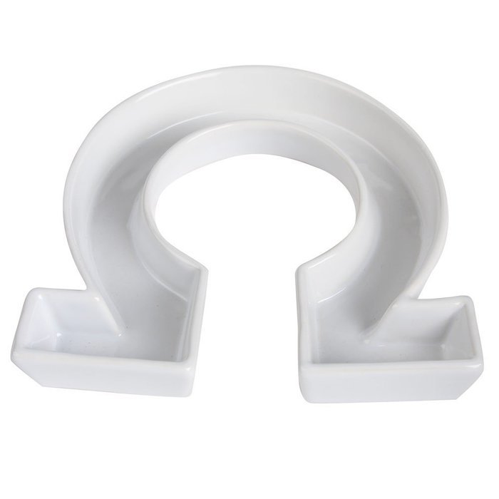 Ivy Lane Design Ceramic Greek Alphabet Dish, Pi N5