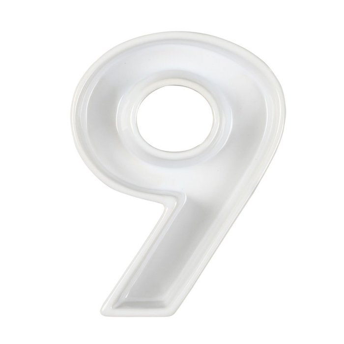 Ivy Lane Design Ceramic Greek Alphabet Dish, Pi N12