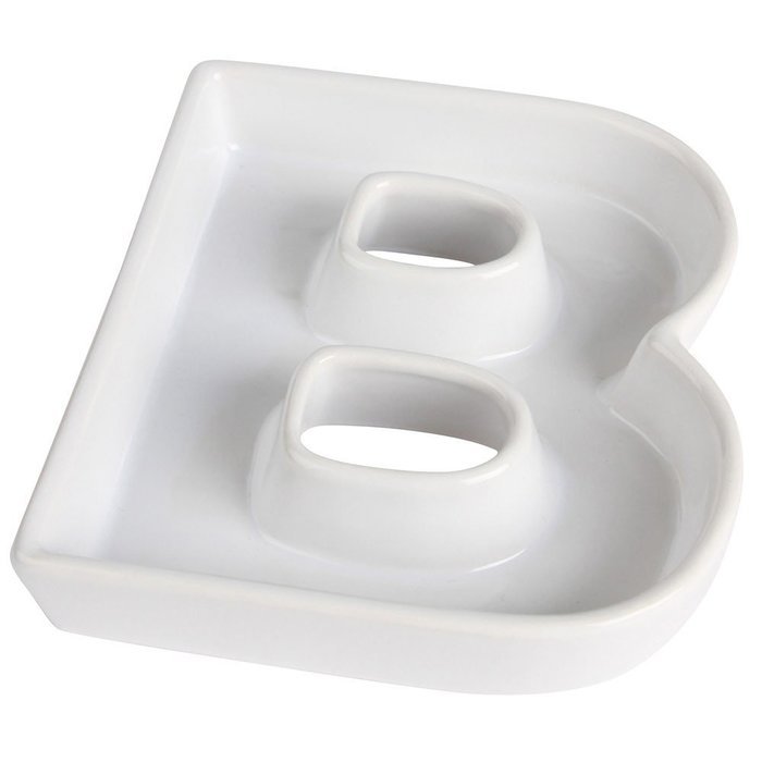 Ivy Lane Design Ceramic Greek Alphabet Dish, Pi N19