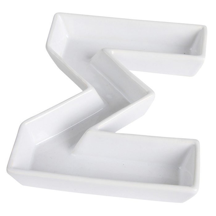 Ivy Lane Design Ceramic Greek Alphabet Dish, Pi N20