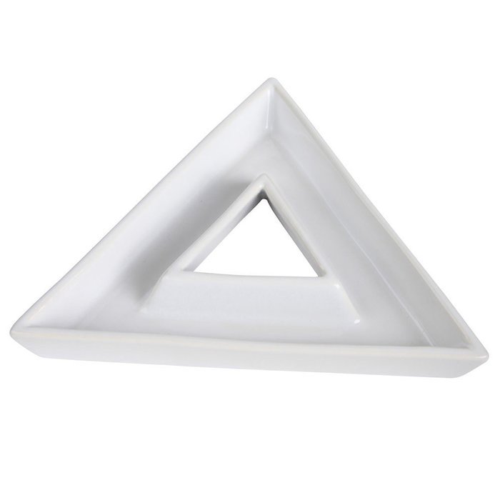 Ivy Lane Design Ceramic Greek Alphabet Dish, Pi N24