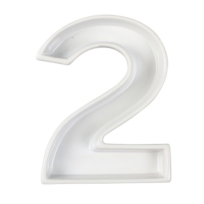 Ivy Lane Design Ceramic Greek Alphabet Dish, Pi N26