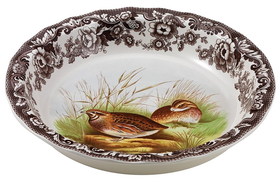 Spode Woodland Quail Pie Dish