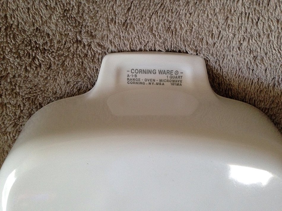 Corning Ware A-1-B 1-quart L'Echalote Spice of Life Corningware Bake Dish N5