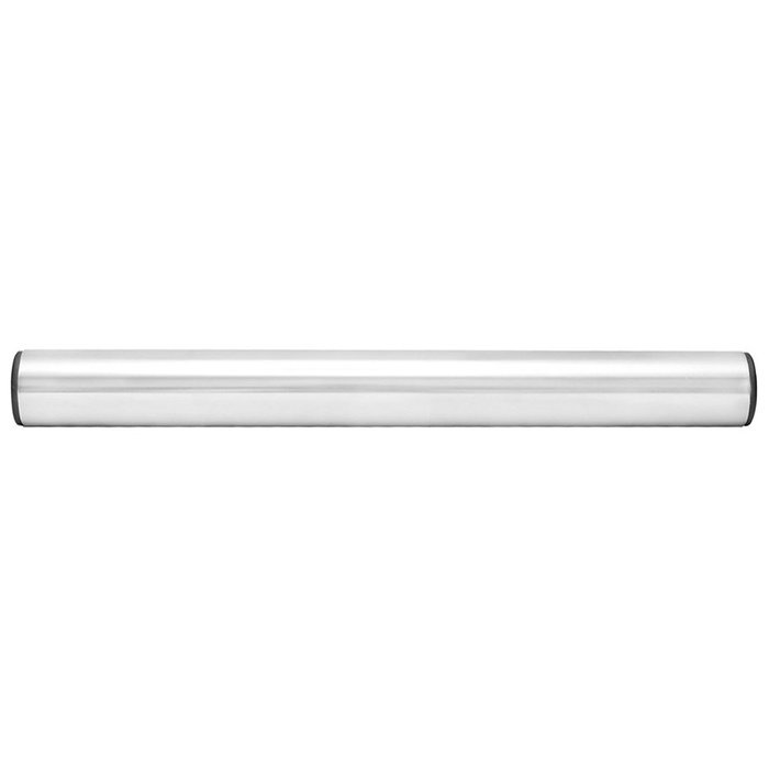 PME Stainless Steel Rolling Pin, 6", Silver