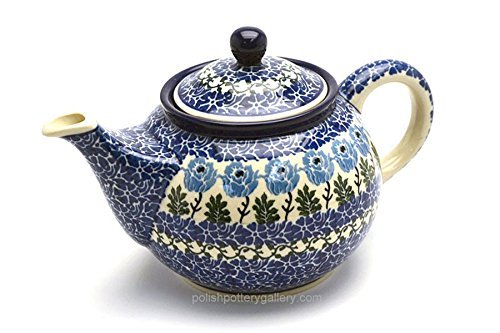 Polish Pottery Teapot - 1 qt. - Antique Rose
