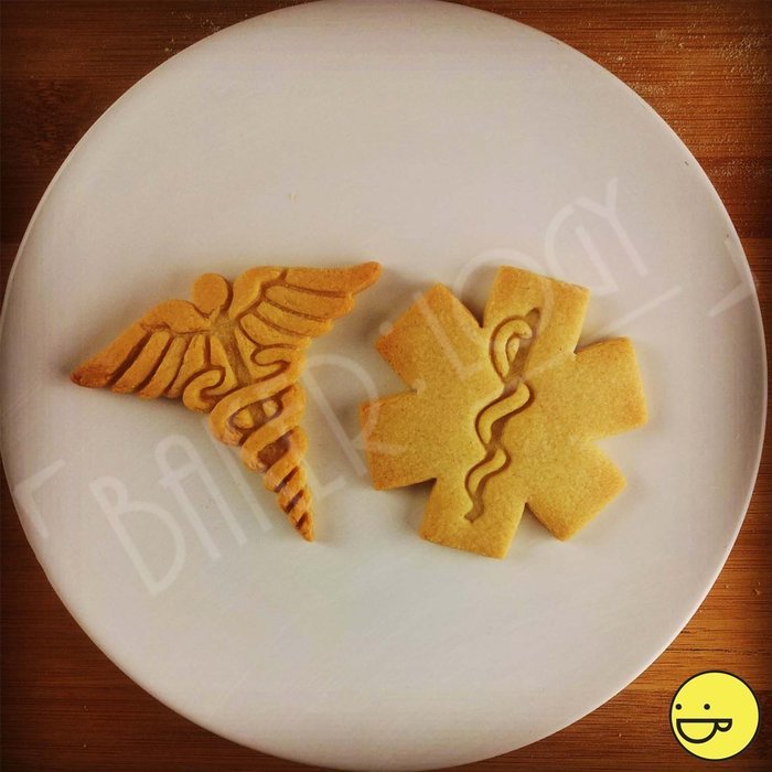 SET: EMS and Caduceus Cookie Cutters