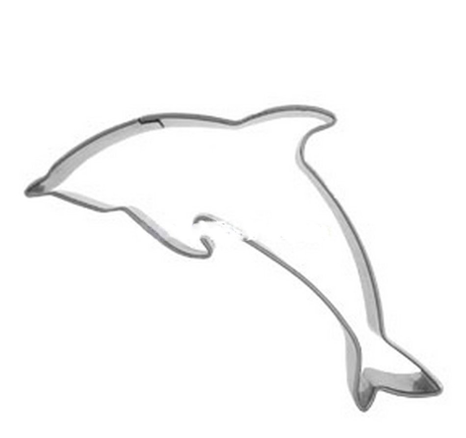 Yunko Lovely Animal Series Stainless Steel Cookie Cutter Fondant Cutter Puppy Cat Giraffe Elephant Rabbit Dolphin... N6