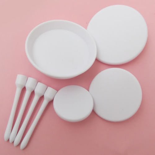 4pcs Cake Icing Cream Flower Nails Set Stand Cupcake Sugarcraft Decorating Tool N3