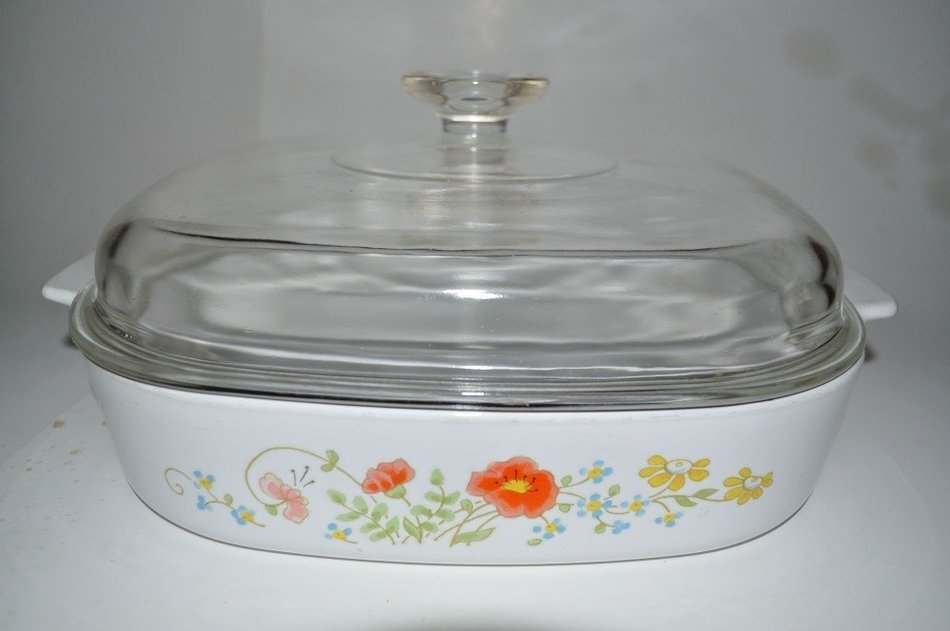 Corning Ware Wildflower A-10-b 10" Casserole Dish