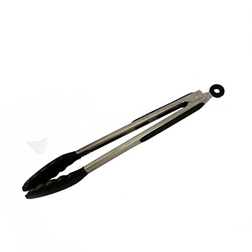 Buy Allamazing Heat Resistant Kitchen Cooking Tongs Pack of 2 Sizes (9"and 12")Stainless Steel Non-slip & Easy... N3